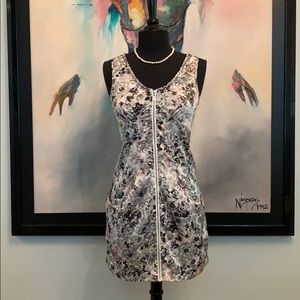 Kenzie Front-zip mini dress